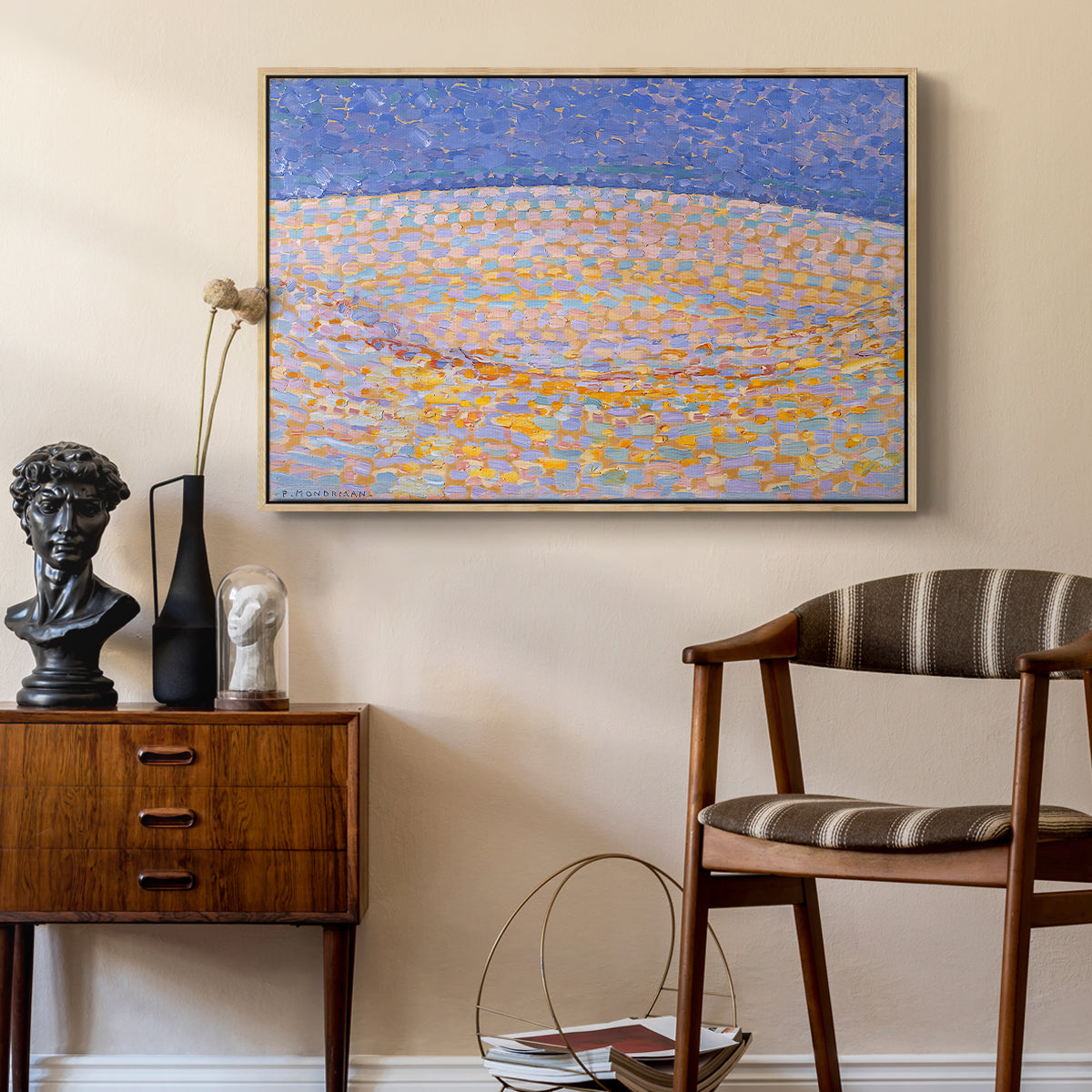 Dune III, 1909 - Floater Framed Canvas Print