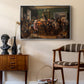 An Auction Scene, 1835 - Floater Framed Canvas Print