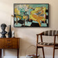 Seated Woman with Flower, 1942 - Floater Framed Canvas Print