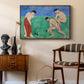 Game of Bowls, 1908 - Floater Framed Canvas Print