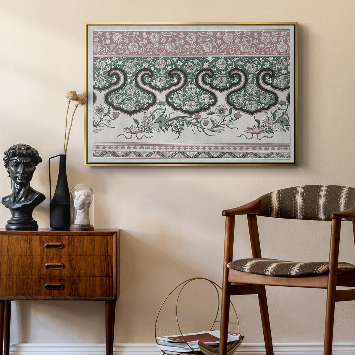 Examples of Chinese Ornament, Pl. LXXVI, 1867 - Floater Framed Canvas Print