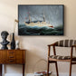A Ship in the Storm, c. 1899 - Floater Framed Canvas Print