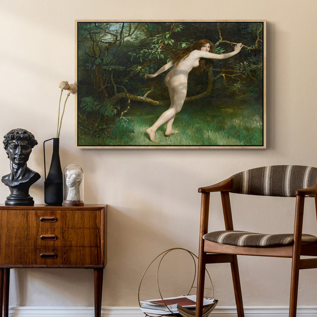 Eve, 1911 - Floater Framed Canvas Print