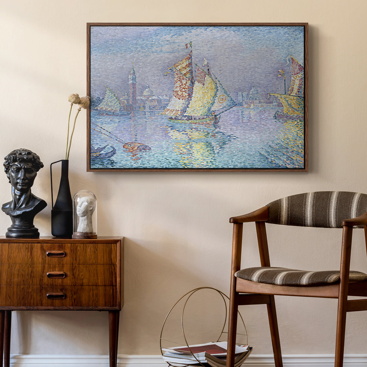 Venice, the Yellow Sail, 1904 - Floater Framed Canvas Print