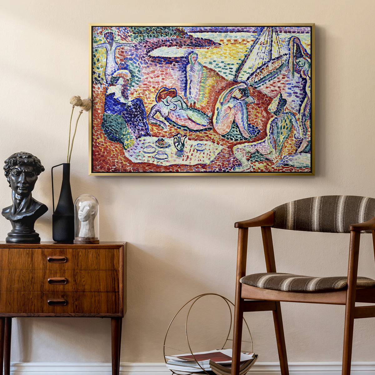 Luxe, Calme et Volupté, 1904 - Floater Framed Canvas Print