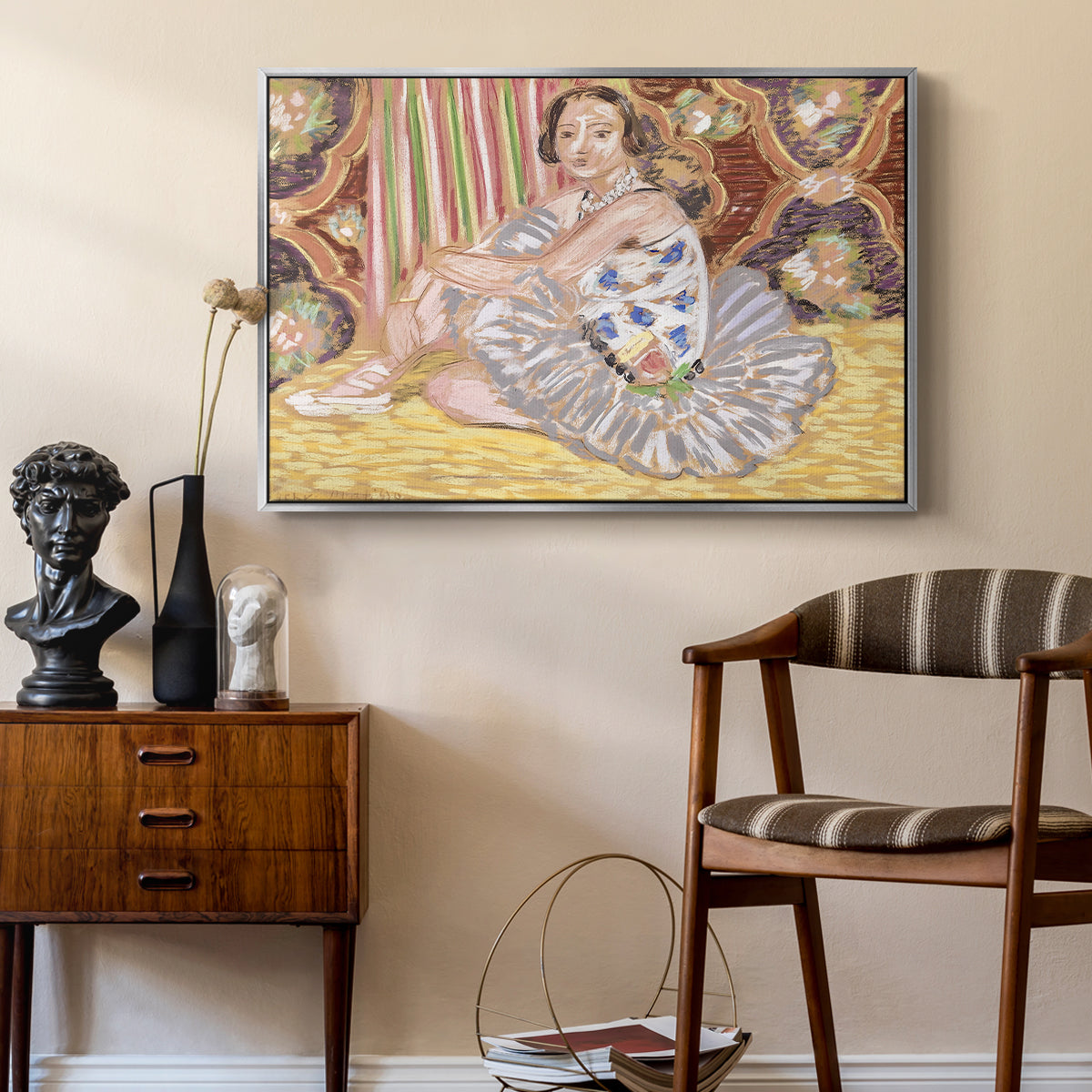 The Dancer (La danseuse), c. 1927 - Floater Framed Canvas Print