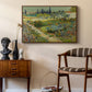 Garden at Arles, 1888 - Floater Framed Canvas Print
