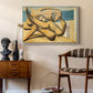 Figures at the Seaside (The Kiss), 1931 - Floater Framed Canvas Print