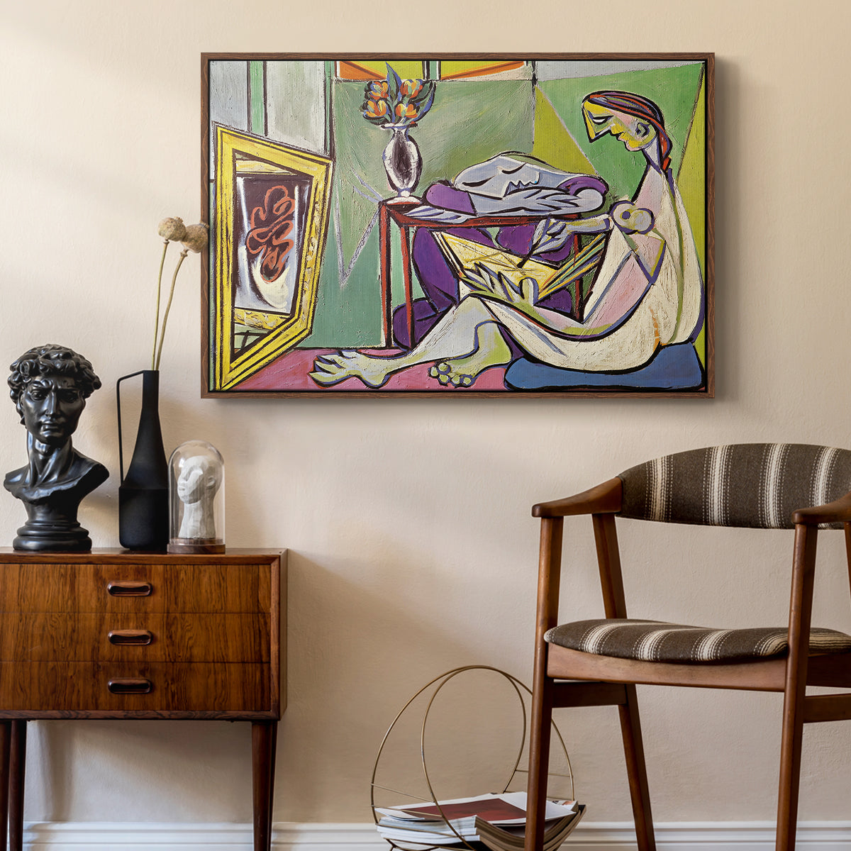 The Muse, 1935 - Floater Framed Canvas Print