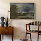 Salisbury Cathedral from the Meadows, c. 1831 - Floater Framed Canvas Print