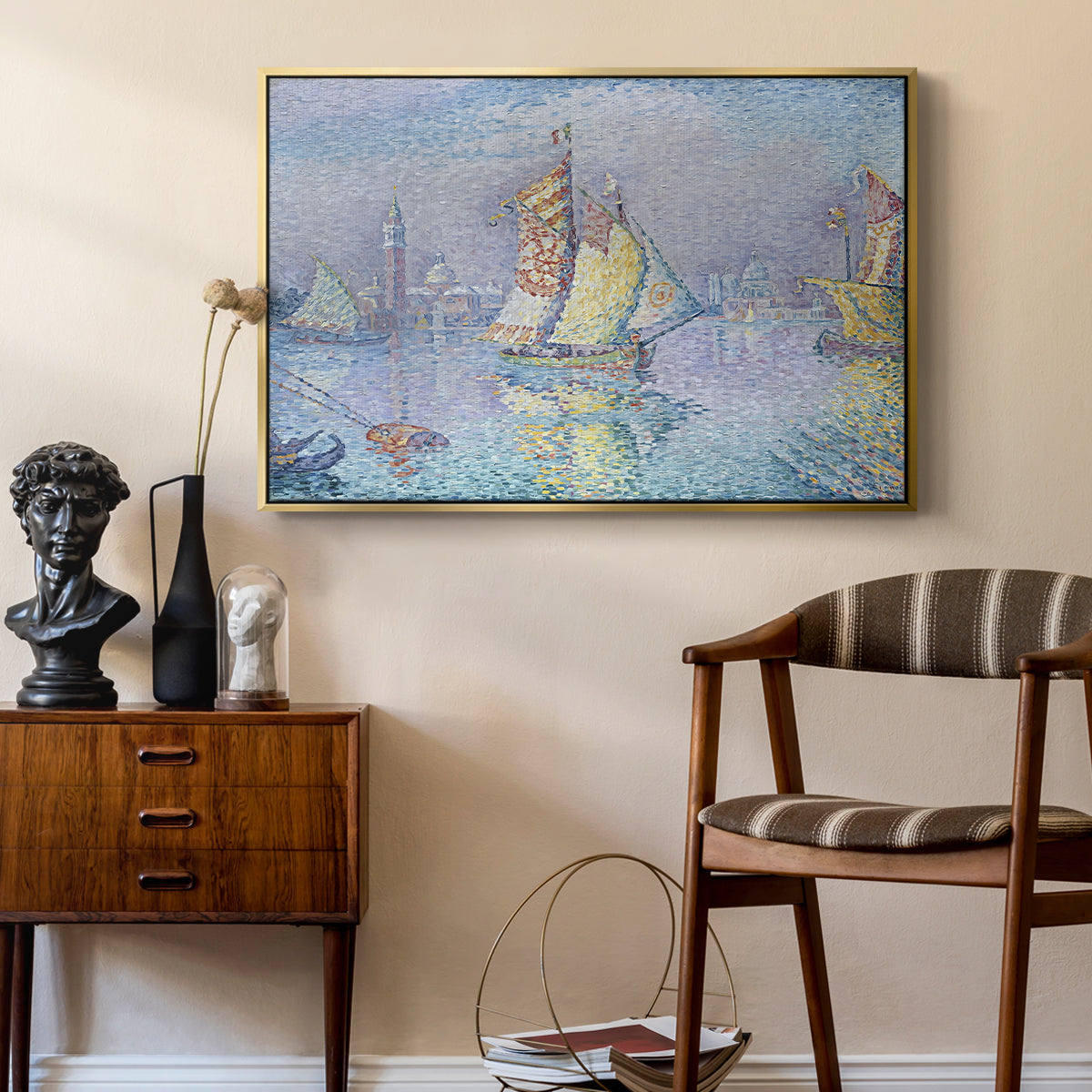 Venice, the Yellow Sail, 1904 - Floater Framed Canvas Print