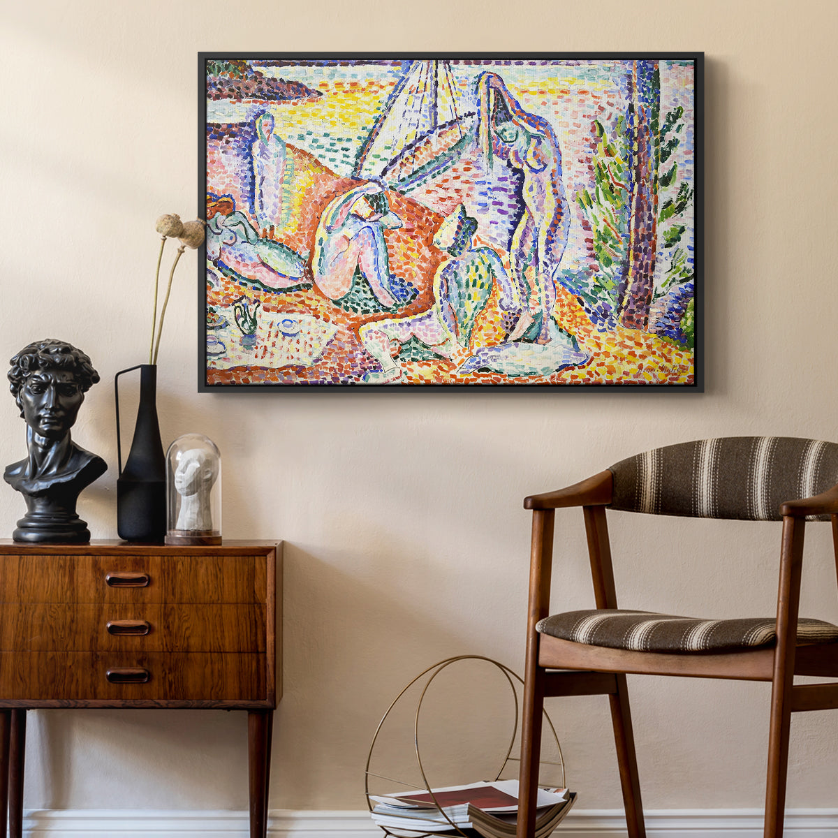 Luxe, Calme et Volupté, 1904 - Floater Framed Canvas Print