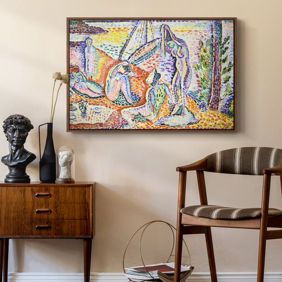 Luxe, Calme et Volupté, 1904 - Floater Framed Canvas Print