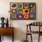 Color Study: Squares with Concentric Circles, 1913 - Floater Framed Canvas Print