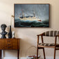 A Ship in the Storm, c. 1899 - Floater Framed Canvas Print