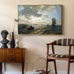 Fresh Breeze on the Norwegian Coast, 1876 - Floater Framed Canvas Print
