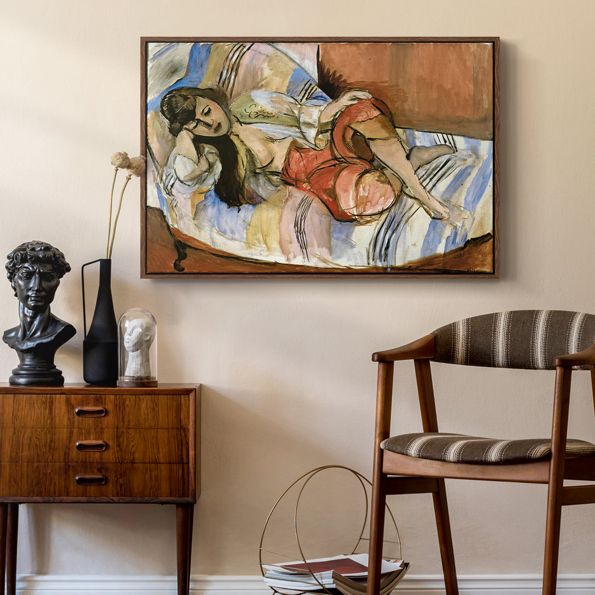 Odalisque, 1923 - Floater Framed Canvas Print