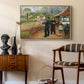 L. A. Ring Painting near Aasum Smithy, 1893 - Floater Framed Canvas Print