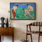Game of Bowls, 1908 - Floater Framed Canvas Print