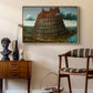 The Tower of Babel, c. 1568 - Floater Framed Canvas Print