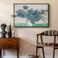 Irises, 1890 - Floater Framed Canvas Print