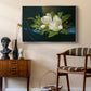 Giant Magnolias on a Blue Velvet Cloth, c. 1890 - Floater Framed Canvas Print