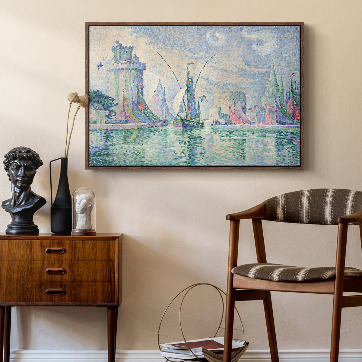 The Green Towers (Les tours vertes, la Rochelle), 1913 - Floater Framed Canvas Print