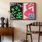 Composition, Black and Red, from Jazz, 1947 - Floater Framed Canvas Print