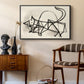 Study of a Cat (Étude de chat), 1946 - Floater Framed Canvas Print