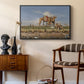 On the Banks of the Nile, Upper Egypt, 1876 - Floater Framed Canvas Print