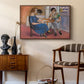 Domino Players, 1921 - Floater Framed Canvas Print