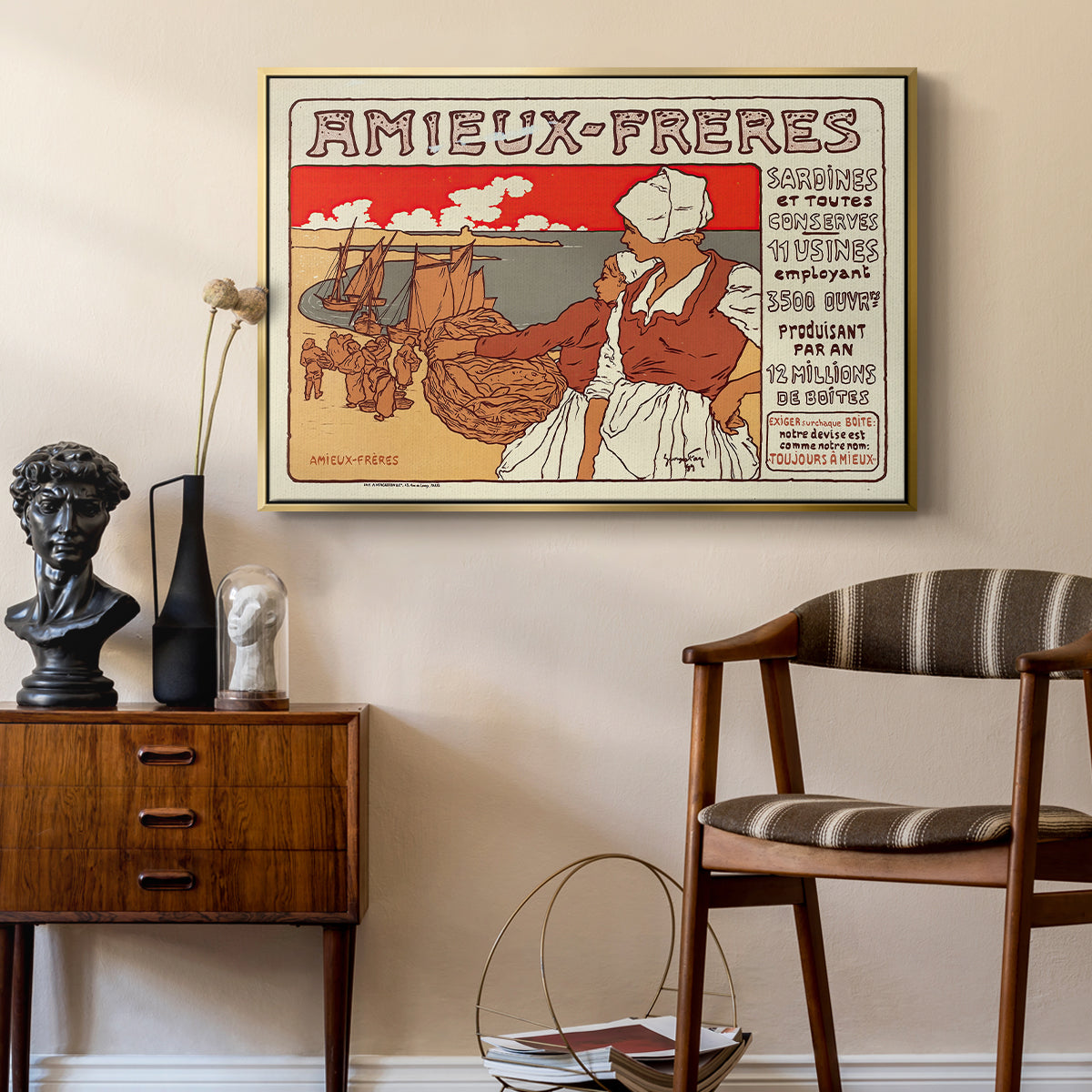 Amieux-Frères (Advertising Poster), 1899 - Floater Framed Canvas Print