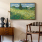 Green Wheat Field with Cypress, 1889 - Floater Framed Canvas Print