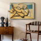 Figures at the Seaside (The Kiss), 1931 - Floater Framed Canvas Print