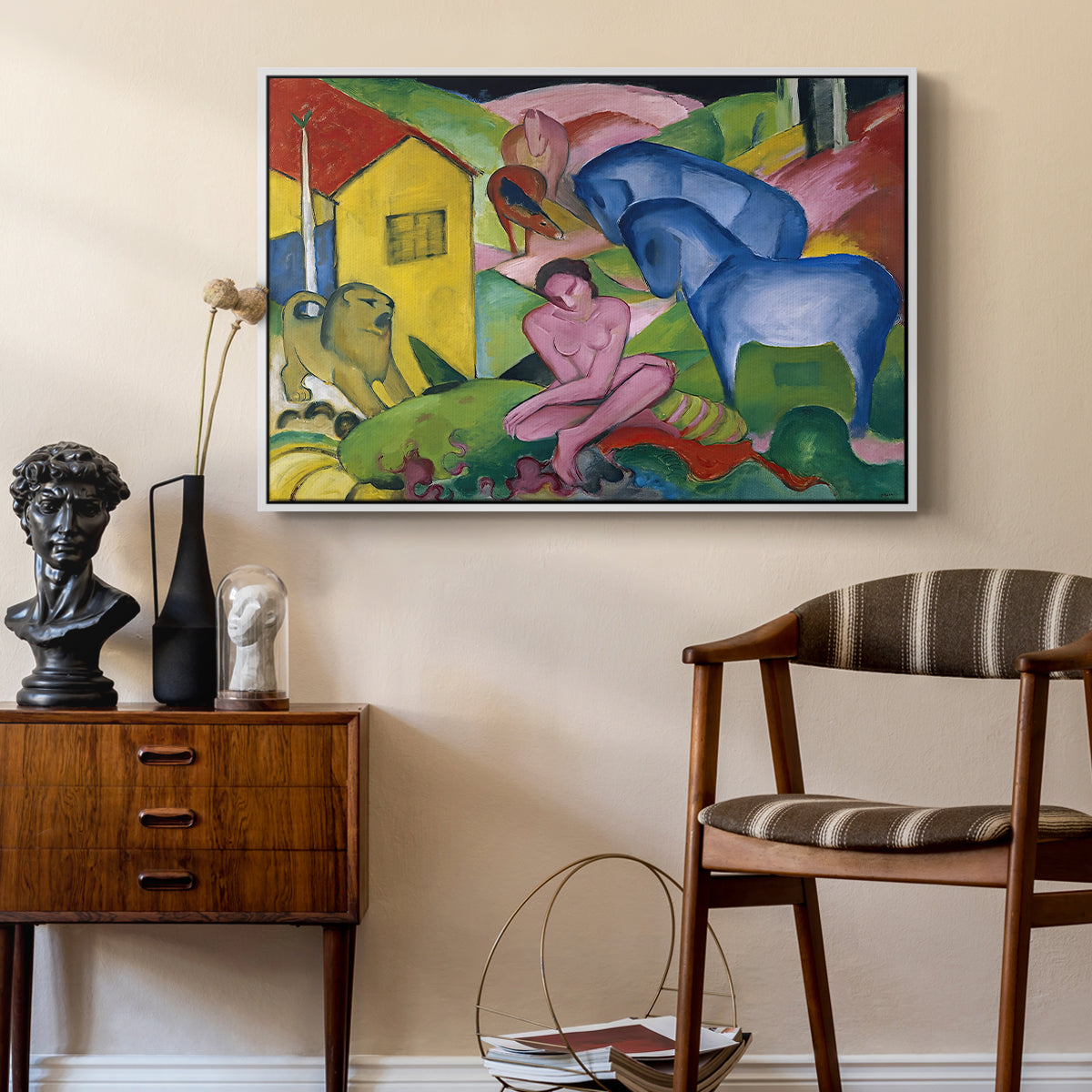The Dream, 1912 - Floater Framed Canvas Print