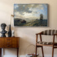 Fresh Breeze on the Norwegian Coast, 1876 - Floater Framed Canvas Print