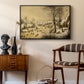 Winter Landscape with Skaters and Bird Trap, 1565 - Floater Framed Canvas Print
