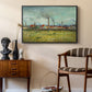Factories at Clichy, 1887 - Floater Framed Canvas Print