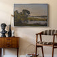 Landscape with a River, 1892 - Floater Framed Canvas Print