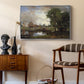 Dedham Lock and Mill, c. 1820 - Floater Framed Canvas Print