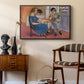 Domino Players, 1921 - Floater Framed Canvas Print