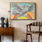 Flying Dove with Rainbow (Colombe volant à l'Arc-en-ciel), 1952 - Floater Framed Canvas Print