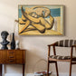 Figures at the Seaside (The Kiss), 1931 - Floater Framed Canvas Print
