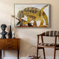 Cat Eating a Bird, 1939 - Floater Framed Canvas Print