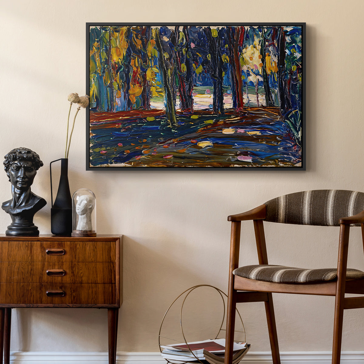 Autumn Study, 1908 - Floater Framed Canvas Print