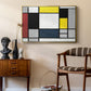 Composition with Yellow, Red, Black, Blue, and Gray, 1920 - Floater Framed Canvas Print