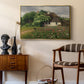 Farmhouse with Meadow Flowers, 1909 - Floater Framed Canvas Print