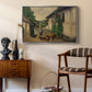 Visit to Grandmother, 1914 - Floater Framed Canvas Print