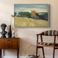 Fields of Wheat in Cagnes, 1918 - Floater Framed Canvas Print