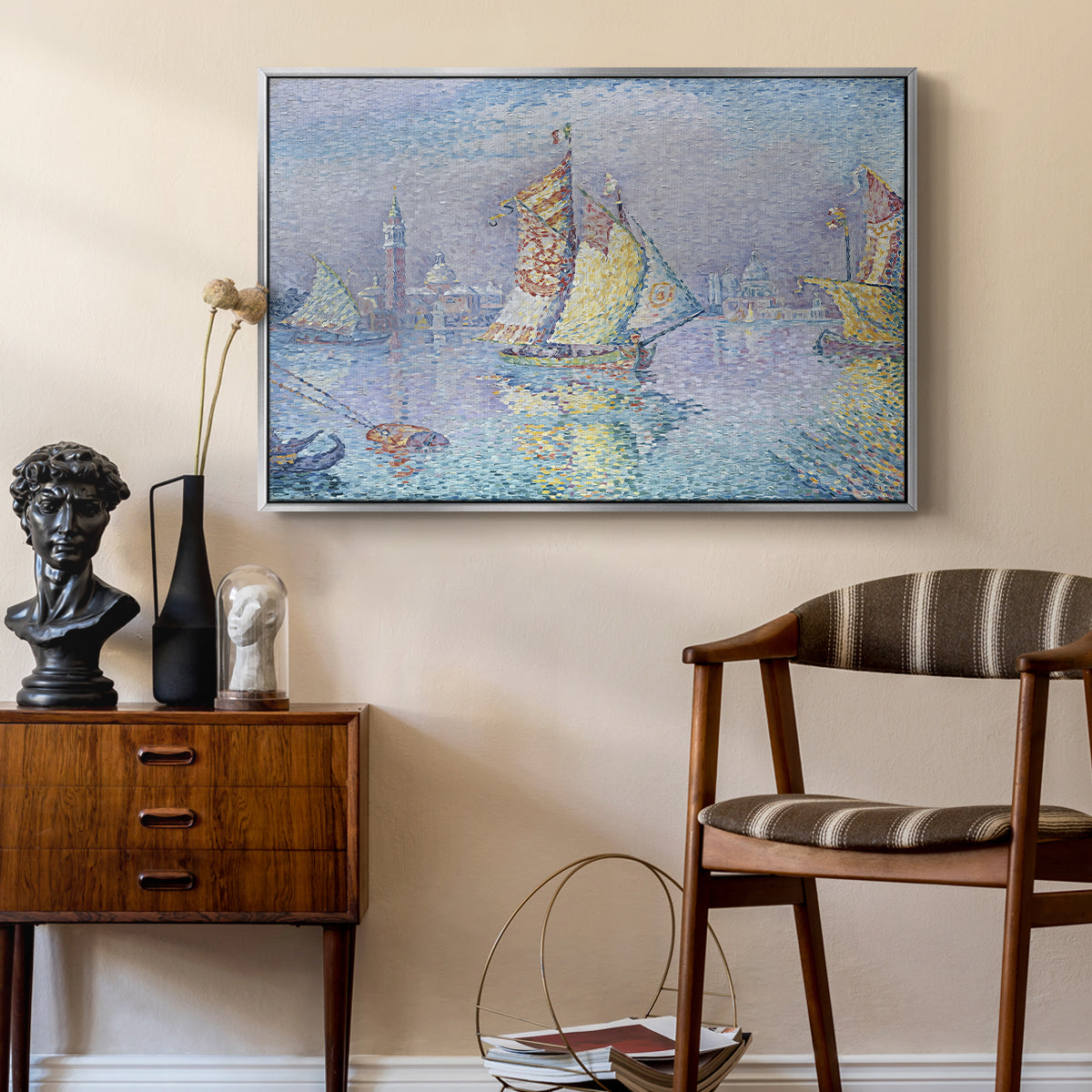 Venice, the Yellow Sail, 1904 - Floater Framed Canvas Print